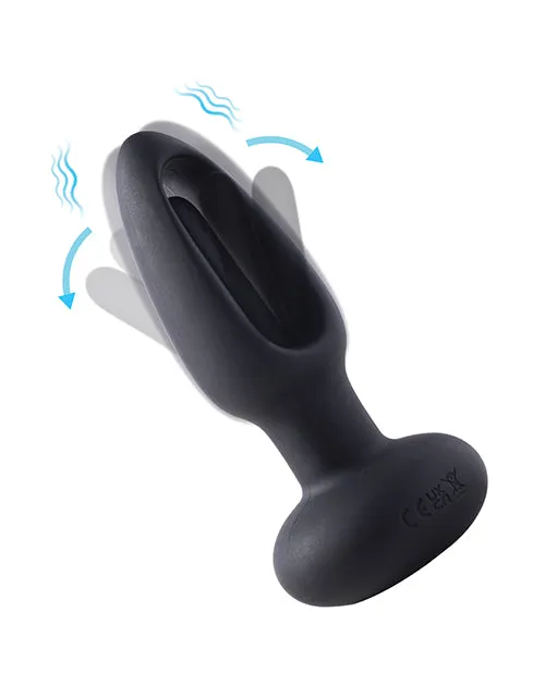 Uc Global Trade INChoney Play B Anal Snuggy Flapping Vibrating Anal Plug Black