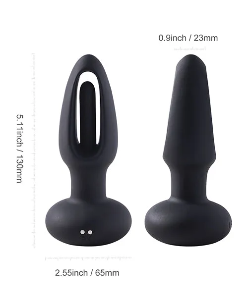 Uc Global Trade INChoney Play B Anal Snuggy Flapping Vibrating Anal Plug Black