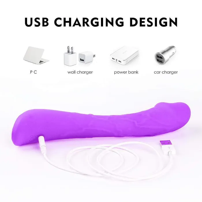 Vibrators ADLTOYFUN Fitted Design Bendable Power Vibrator