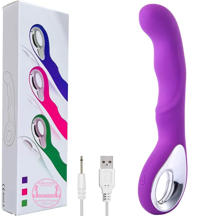 Vibrators BeBuZZed BeBuZZed Loop GSpot Vibrator Rechargeable Purple
