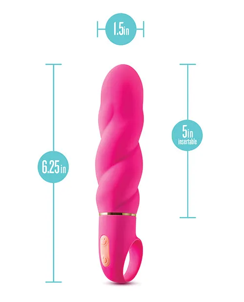 Vibrators Blush Novelties Blush Aria Amazing AF Loop Handle Vibe Fuchsia