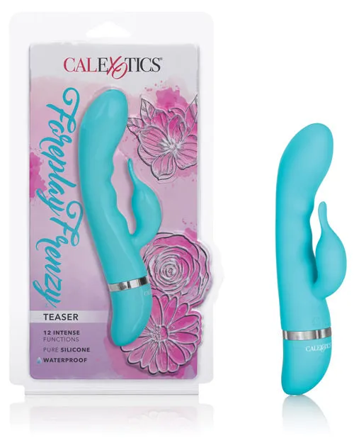 Vibrators California Exotic Novelties Foreplay Frenzy Teaser Blue