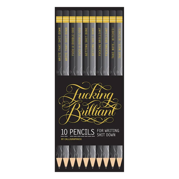 Vibrators Calligraphuck Calligraphuck Fucking Brilliant Pencils 10pk Calligraphuck Vibrators Calligraphuck Calligraphuck Fucking Brilliant Pencils 10pk Calligraphuck