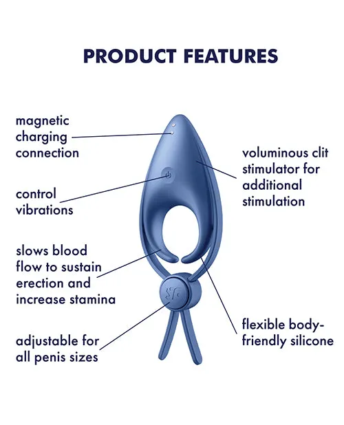 Vibrators Eis INCsatisfyer Satisfyer Sniper Blue Grey