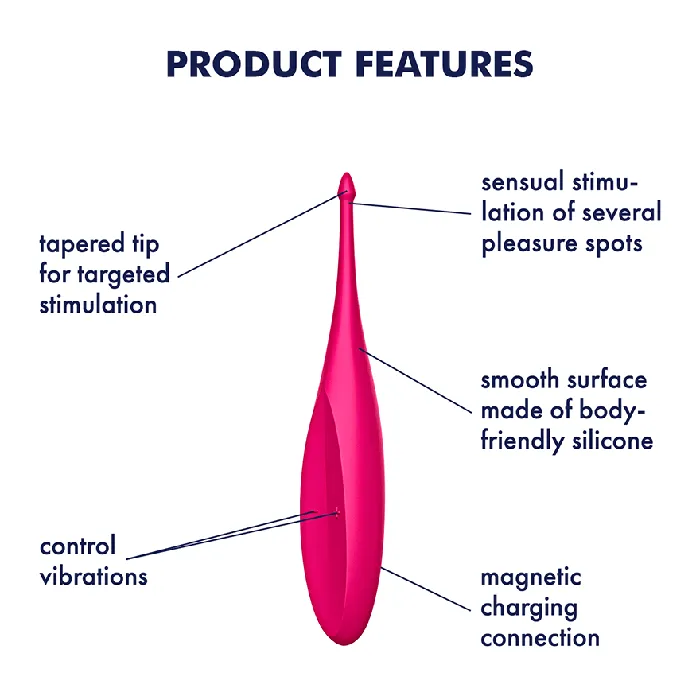 Vibrators Eis INCsatisfyer Satisfyer Twirling Fun Magenta