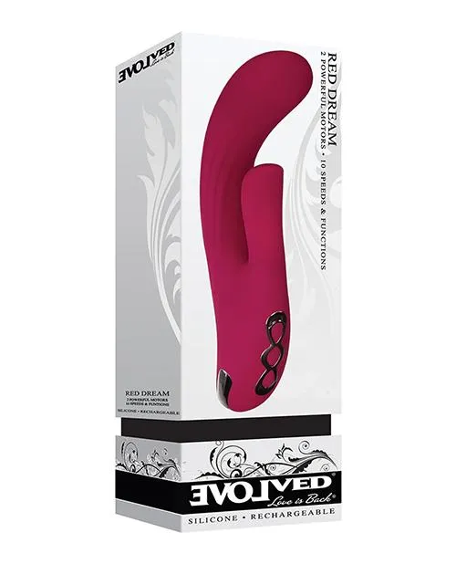 Vibrators Evolved Novelties INC Evolved Red Dream Dual Stim