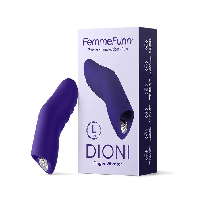 Vibrators Femme Funn Femme Funn DIONI Large Finger Vibe Purple