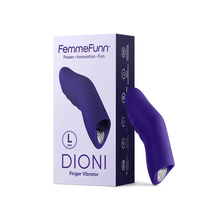 Vibrators Femme Funn Femme Funn DIONI Large Finger Vibe Purple