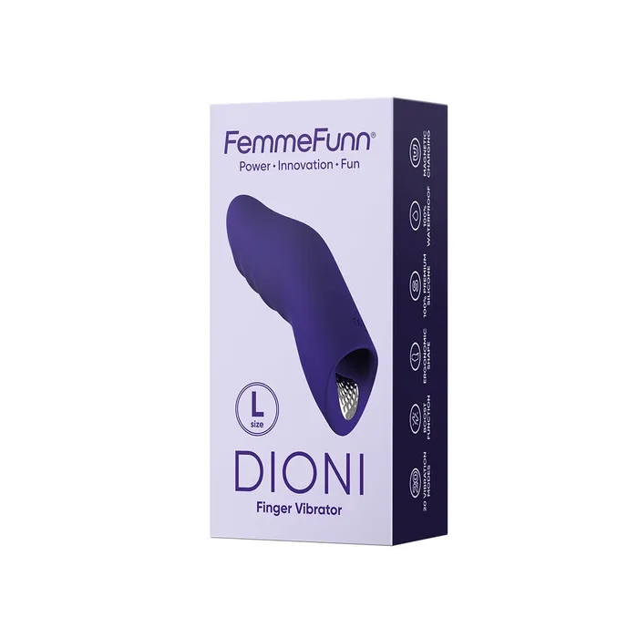 Vibrators Femme Funn Femme Funn DIONI Large Finger Vibe Purple