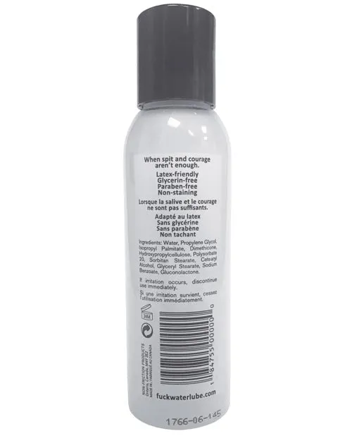 Vibrators Fuck Water H2O WaterBased Lube 2 oz Picture Brite