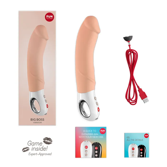 Vibrators Fun Factory Big Boss GSpot Vibe Vanilla Fun Factory