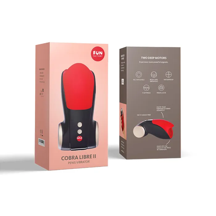 Vibrators Fun Factory Fun Factory Cobra Libre 2 Penis Vibrator Red