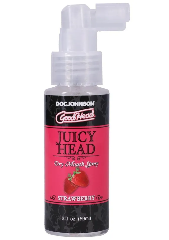 Vibrators Goodhead Juicy Head Dry Mouth Spray Sweet Strawberry GoodHead