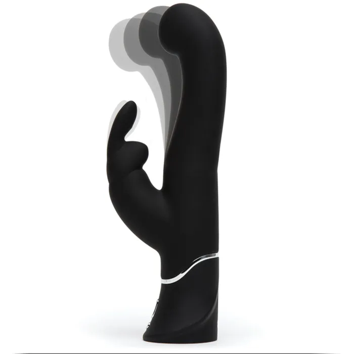 Vibrators Happy Rabbit Happy Rabbit GSpot Black Stroker Rabbit Vibe