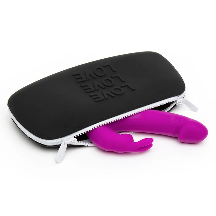 Vibrators Happy Rabbit Happy Rabbit Sex Toy Storage Case Medium Black