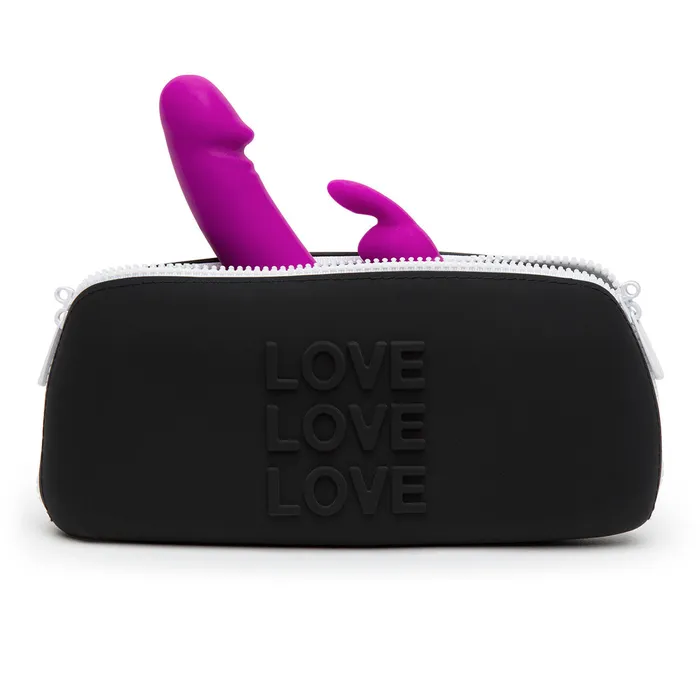 Vibrators Happy Rabbit Happy Rabbit Sex Toy Storage Case Medium Black