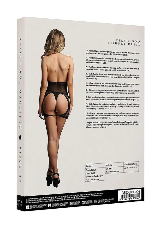 Vibrators Le Desir PeekABoo Fishnet Dress Le Desir