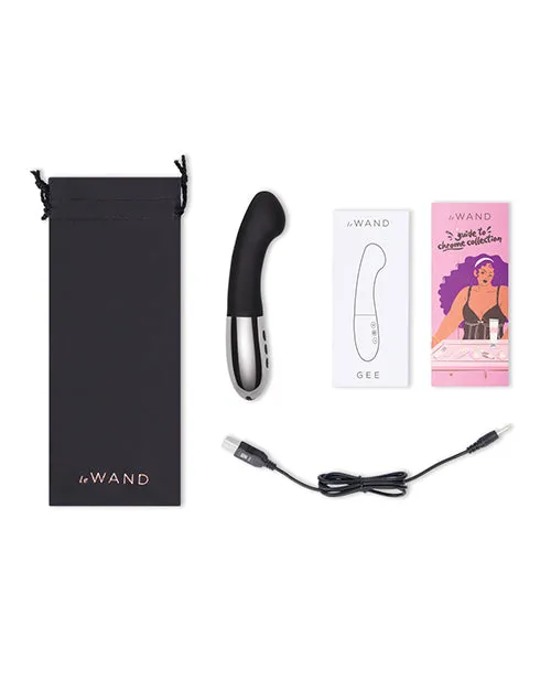 Vibrators Le Wand Gee Gspot Vibe Black Cotr INC