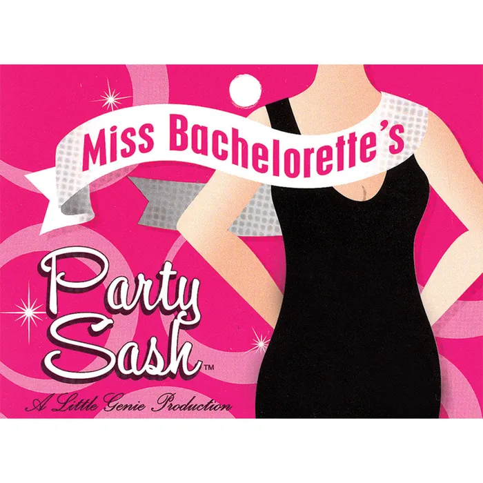 Vibrators Little Genie Miss Bachelorette Sash White