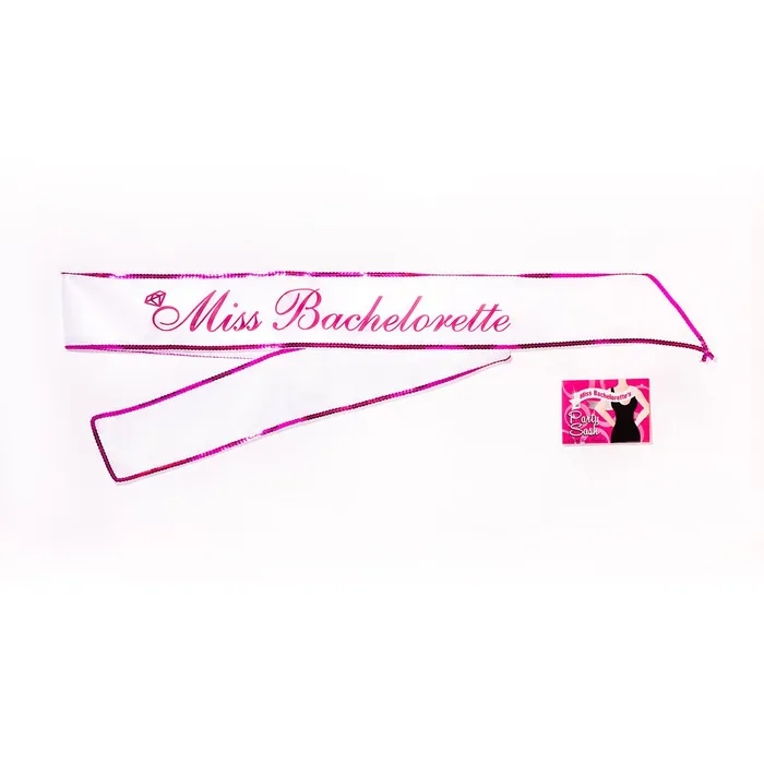 Vibrators Little Genie Miss Bachelorette Sash White