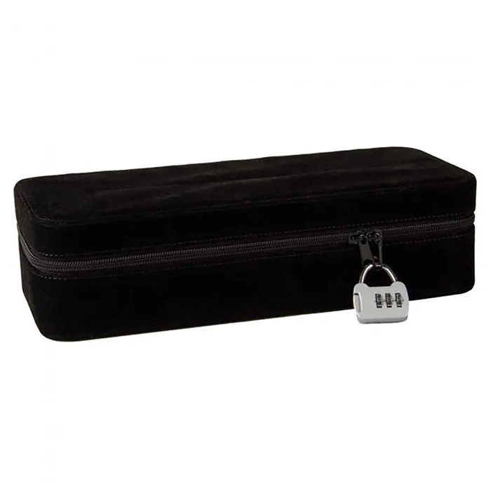 Vibrators Love to Love Love to Love Secret Velvet Adult Toy Box Black