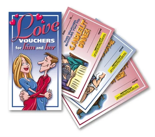 Vibrators Love Vouchers for Him Her Ozze Creations