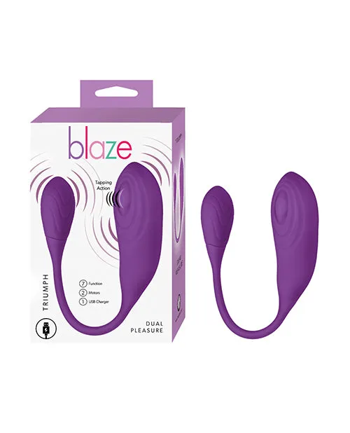 Vibrators Nasstoys Blaze Triumph Tapping Vibrator Purple