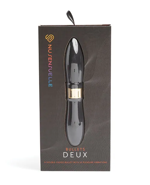 Vibrators Novel Creations Usa INC Nu Sensuelle Deux Bullet Black