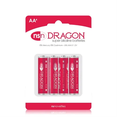 Vibrators nsnovelties Dragon Alkaline Batteries