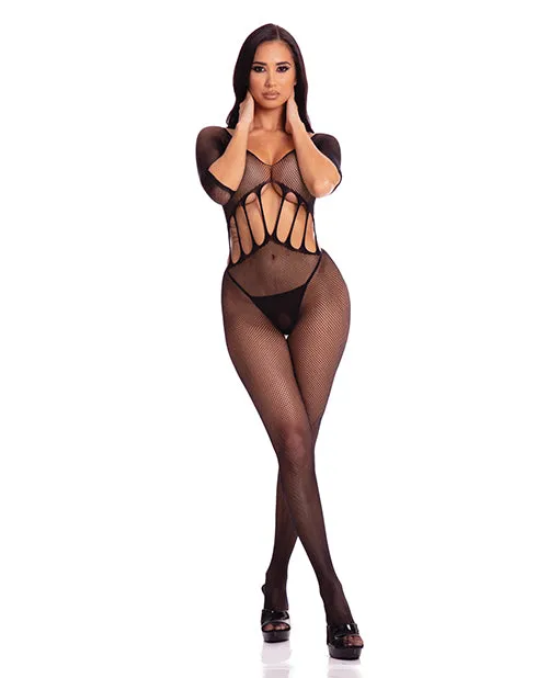 Vibrators Pink Lipstick Amplify Crotchless Bodystocking Pink Lipstick