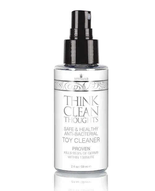 Vibrators Sensuva Valencia Naturals Think Clean Thoughts Anti Bacterial Toy Cleaner 2 oz Vibrators Sensuva Valencia Naturals Think Clean Thoughts Anti Bacterial Toy Cleaner 2 oz