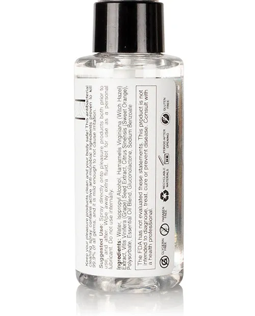 Vibrators Sensuva Valencia Naturals Think Clean Thoughts Anti Bacterial Toy Cleaner 2 oz