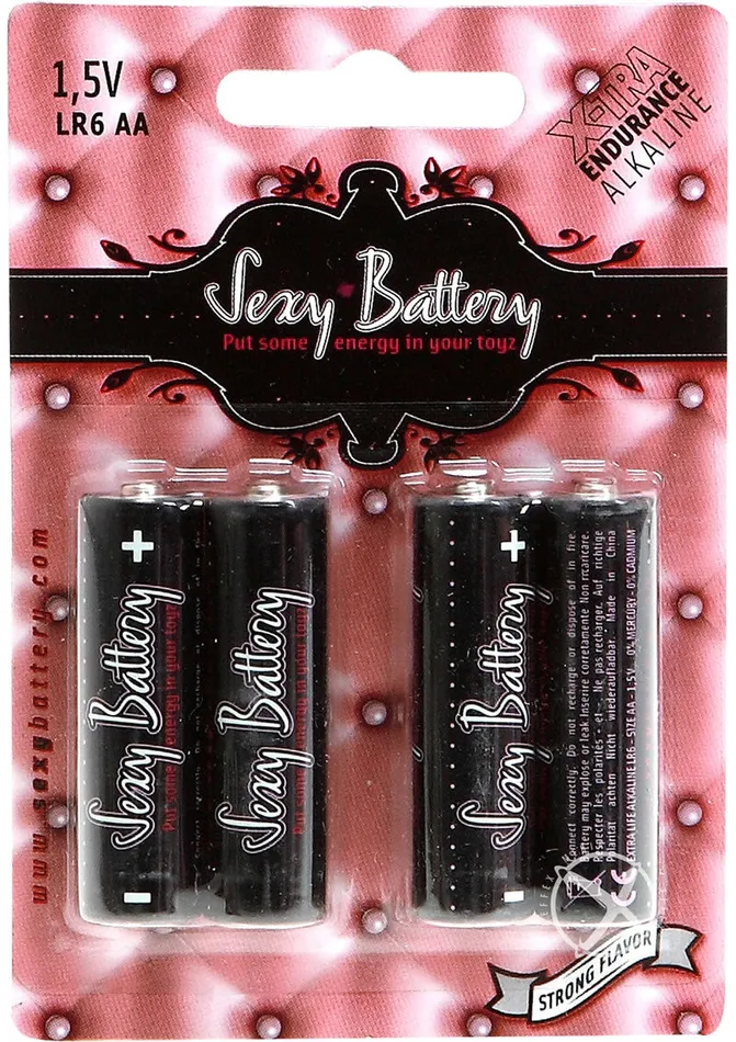 Vibrators Sexy Battery Sexy Battery Xtra Endurance Alkaline Batteries Lr6 AA 15v
