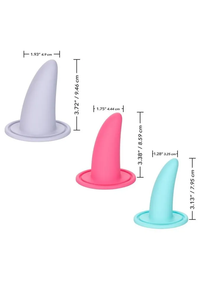 Vibrators Sheology SheOlogy Advanced 3pc Wearable Dilator