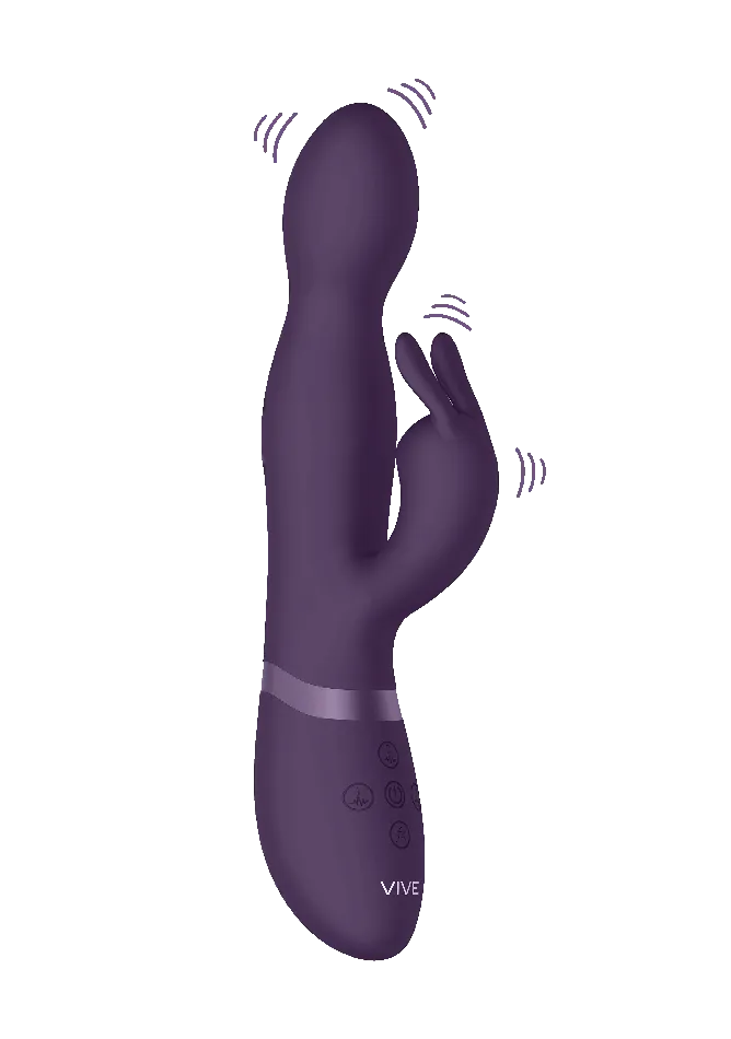 Vibrators Shots America Niva 360degrees Rabbit Purple