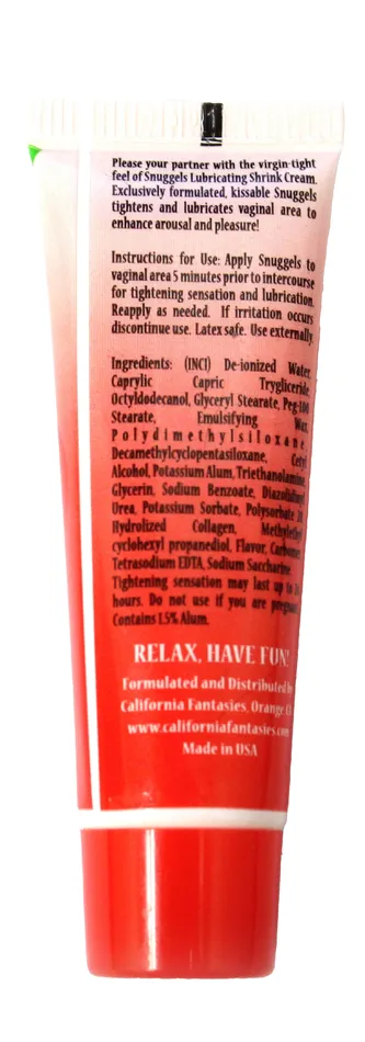Vibrators Snuggels Lubricating Shrink Cream California Fantasies Vibrators Snuggels Lubricating Shrink Cream California Fantasies