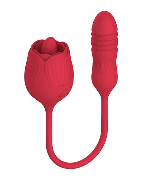 Vibrators Voodoo Beso Tongue n Cheek Red Thank Me Now INC