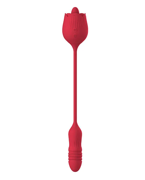 Vibrators Voodoo Beso Tongue n Cheek Red Thank Me Now INC