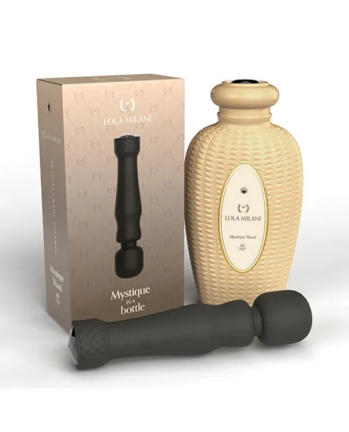 Vibrators Vvole Lola Milani Mystique in a Bottle Wand Vibrator Black