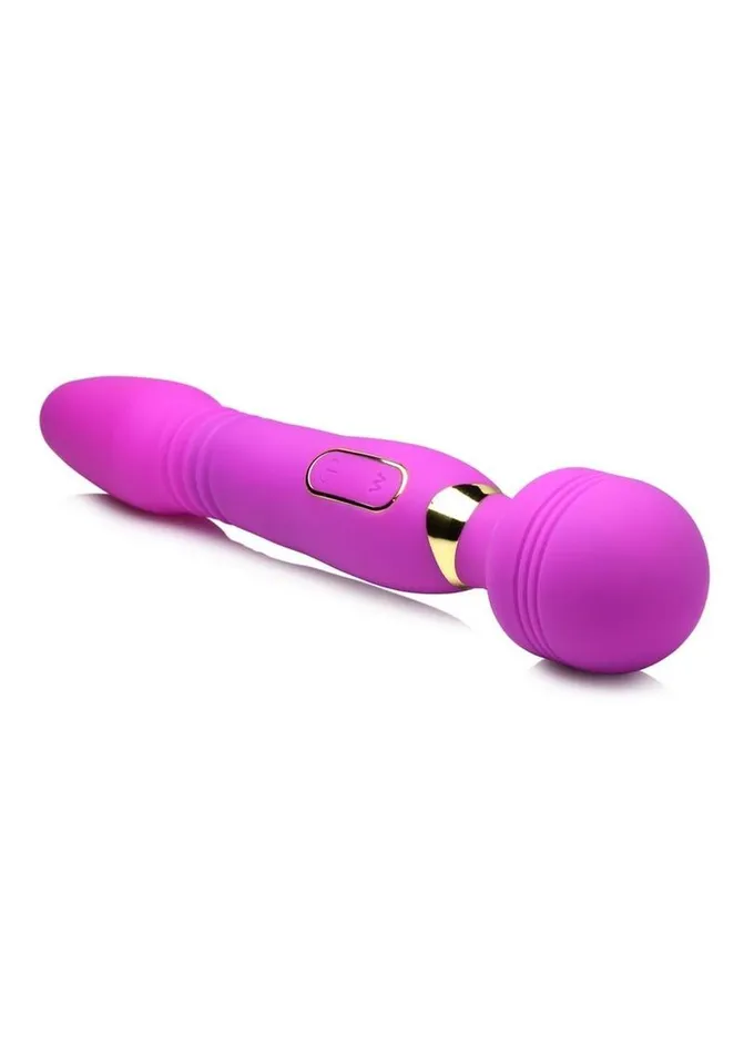 Wand Essentials Vibrators Wand Essential Ultra ThrustHer Deluxe Rechargeable Silicone Thrusting and Vibrating Wand Wand Essentials Vibrators Wand Essential Ultra ThrustHer Deluxe Rechargeable Silicone Thrusting and Vibrating Wand