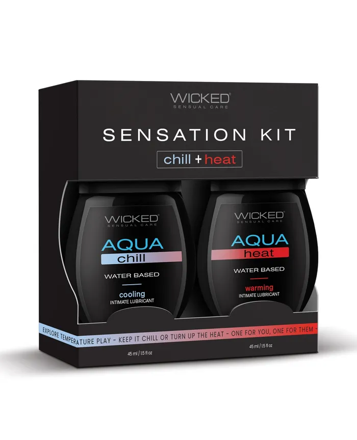 Wicked Sensual Care Anal Wicked Sensual Care Sensation Kit Cooling Warming Lubes 15 oz Wicked Sensual Care Anal Wicked Sensual Care Sensation Kit Cooling Warming Lubes 15 oz