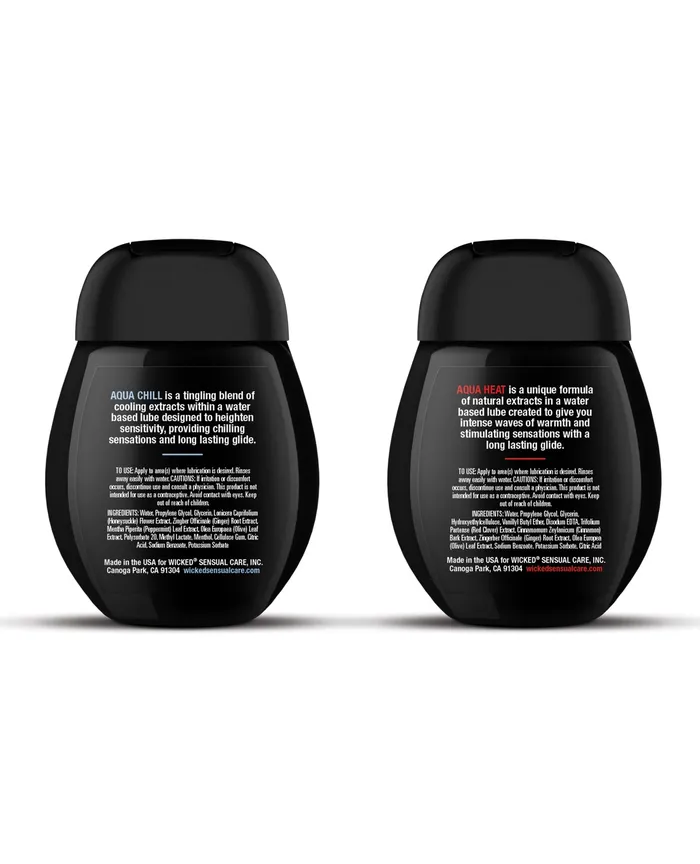 Wicked Sensual Care Anal Wicked Sensual Care Sensation Kit Cooling Warming Lubes 15 oz