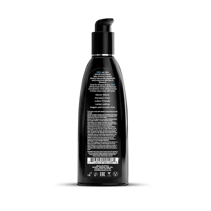 Wicked Sensual Care Aqua Lubricant 85 oz Fragrance Free Wicked Sensual Care Lubricants