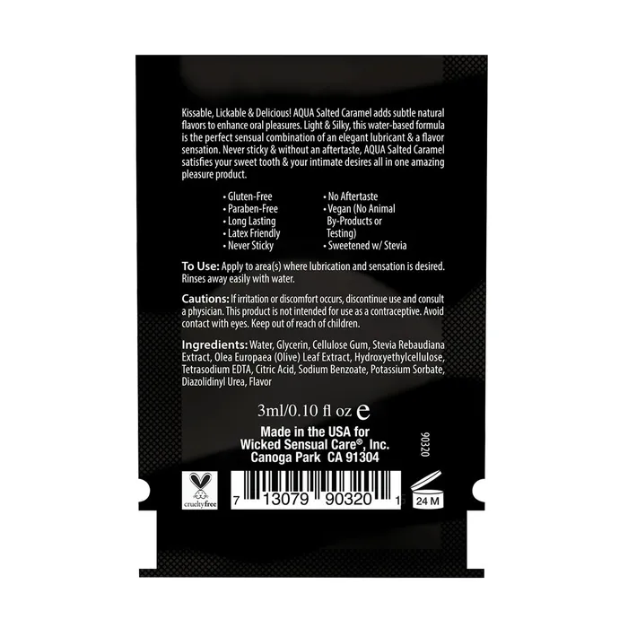 Wicked Sensual Care Aqua WaterBased Lubricant Wicked Sensual Care Lubricants