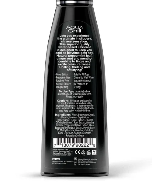 Wicked Sensual Care Lubricants Wicked Sensual Care Aqua Chill Cooling Lubricant 4 oz