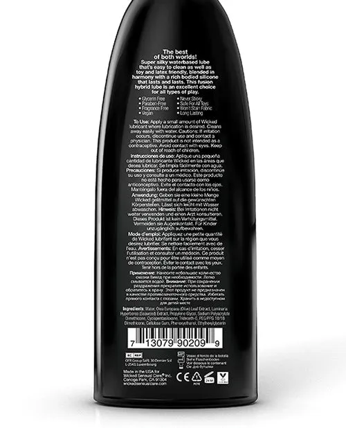 Wicked Sensual Care Lubricants Wicked Sensual Care Hybrid Lubricant 8 Oz Unscented