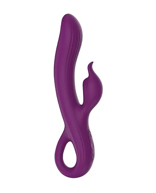 Wild Pop Vibe Lola Rabbit Dual Vibrator Purple Novum Brands Vibrators