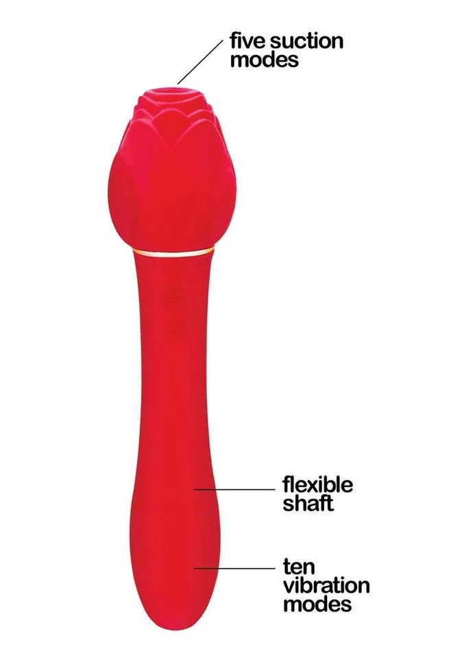 Wild Rose Female Sex Toys Wild Rose Rechargeable Silicone Suction Vibrator Wild Rose Female Sex Toys Wild Rose Rechargeable Silicone Suction Vibrator