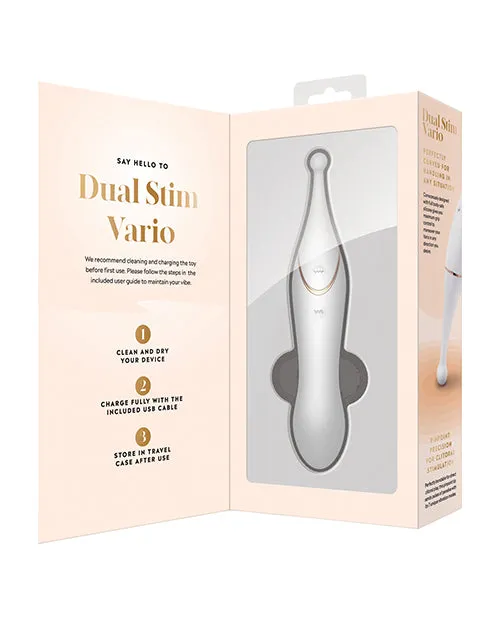Xgen Bodywand Dual Stim Vario White Vibrators