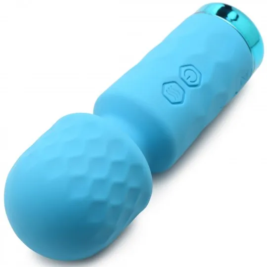 Xr LLC Vibrators Bang Mini Silicone Wand Vibrator Blue